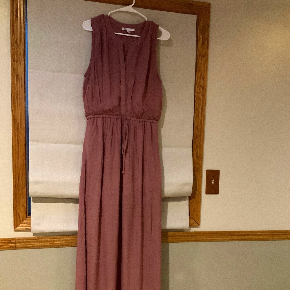 DR2 Pink M Maxi Length Sleeveless Dress Minimalist Normcore Scandi Girl Classic